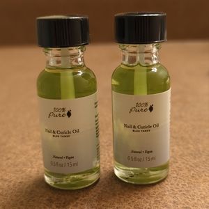 100% Pure Nail & Cuticle Oil Blue Tansy 0.5 FL Oz/15ml Natural Vegan